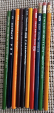 Lot of 10 Vintage Mixed Railroad Advertising Pencils picture