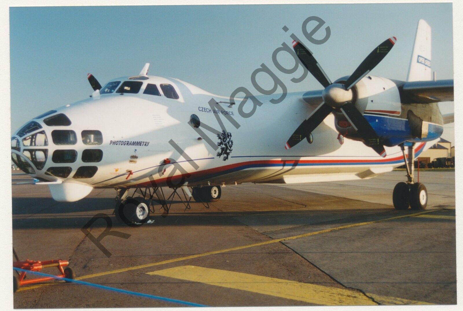  Two Colour prints of Czech Air Force Antonov An 30 1107 at RAF Fairford in 1995