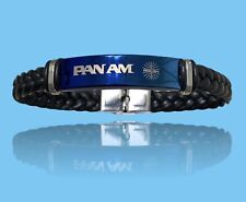 SALE Beautiful￼ Pan Am Bracelet￼ Logo PanAm Airlines￼ 8.5 Inch￼￼ stainless steel picture