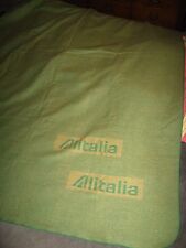 Alitalia Airlines Blanket - Vintage Italian Lanerossi Air Lines Airplane Italy picture