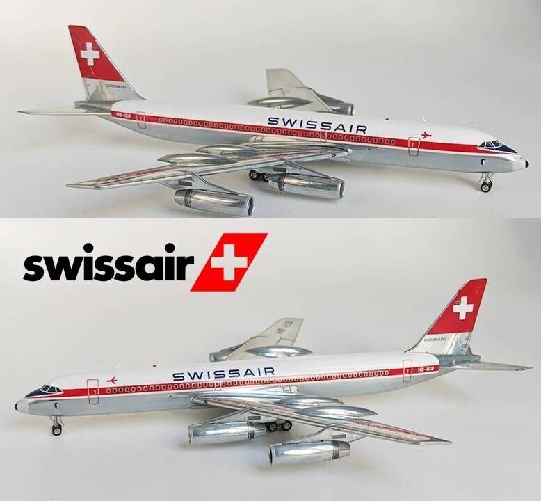 InFlight/WB models 1/200 WB990SRCB Swissair Convair 990A Coronado polished