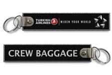 Turkish Airlines Crew Baggage Embroidered keyring picture