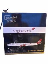 Gemini 200 virgin atlantic airbus A340-600 1:200 scales die cast aircraft model picture