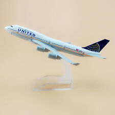 16cm Air UNITED Boeing B747 Airlines Diecast Airplane Model Plane Aircraft Alloy picture