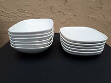 ALESSI  medium porcelain plates 12 pcs fast Italian Delta Airlines flat & soup picture