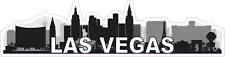 10 x 2.5 Las Vegas Skyline Sticker Vinyl Vehicle Bumper Decal Travel Stickers picture