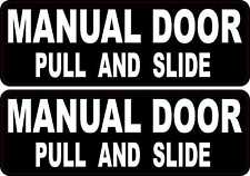 StickerTalk Manual Door Pull and Slide Sticker, 6 inches x 2 inches picture