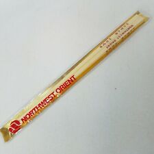 Northwest Orient Airlines Pair of Plastic Chopsticks in Sleeve Vinage 1960s picture