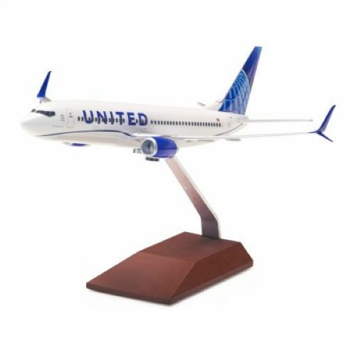 PacMin United Airlines Boeing 737-800 New Hue Desk Display 1/144 Model Airplane