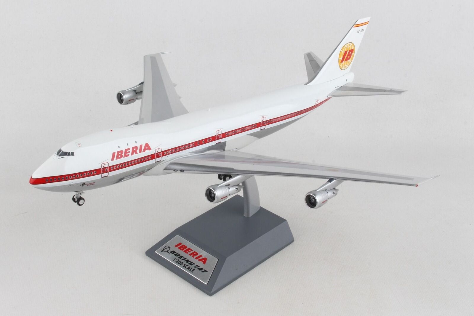 Inflight IF741ID0721P Iberia Boeing 747-100 EC-BRQ Diecast 1/200 Jet AV Model
