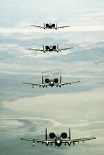 US Air Force USAF A-10 Thunderbolt II aircraft in formation 12X18 Photograph picture
