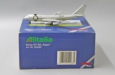Alitalia B747-243B Reg: I-DEMS Herpa Scale 1:500 Diecast Model 502689 TIN BOX picture