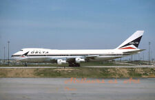 Delta Airlines Boeing 747-132 N9897 At DFW In April, 1975 8