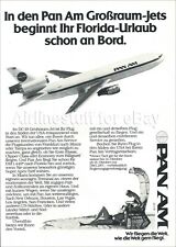 1980 PAN AM ad McDonnell Douglas DC-10 American World airways airlines advert picture