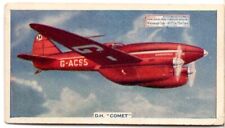 De Havilland DH.88 Comet Racing Airpane 80+ Y/O Trade Ad Card picture