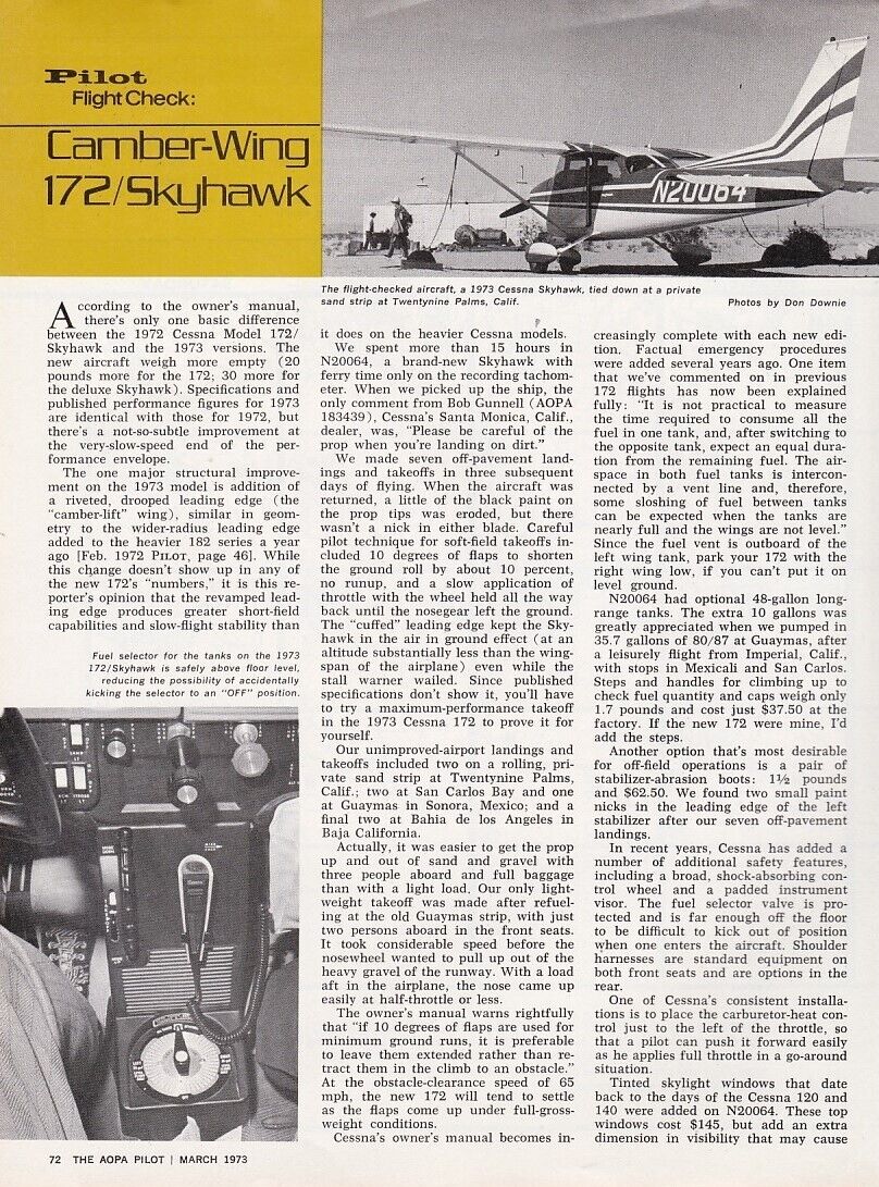 Cessna 172 Aircraft Report 8/3/2022p