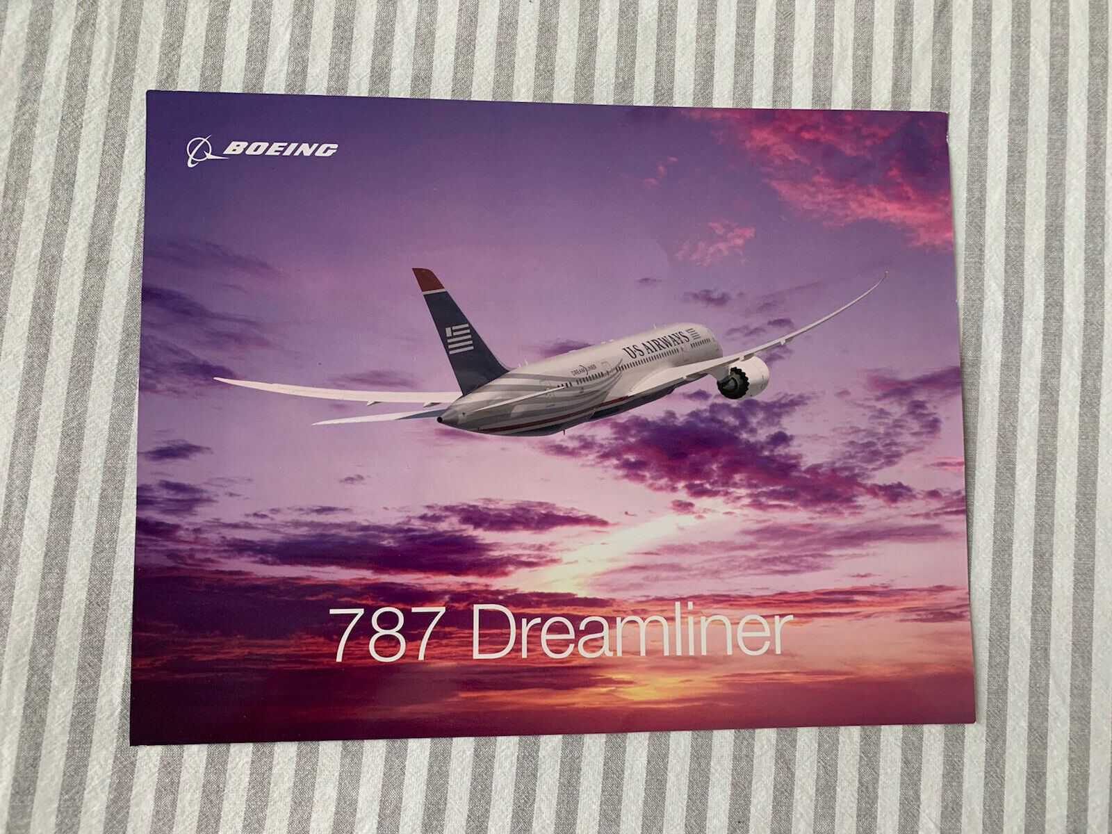 Boeing 787 Promotional Brochure: US Airways