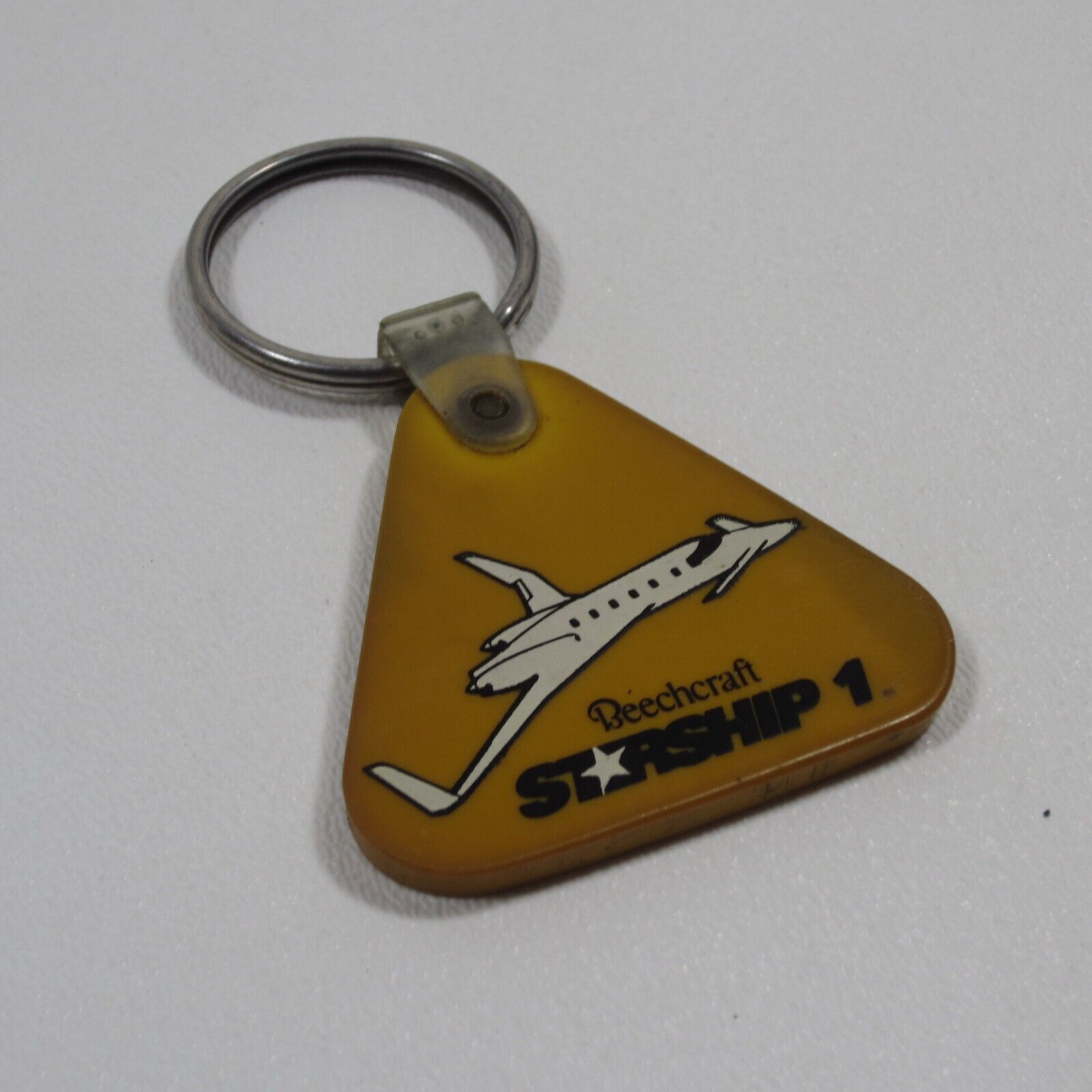 Beechcraft Starship 1 Airplane Key Chain Vintage