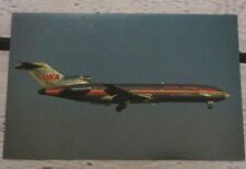Vintage TWA Trans World Airlines Boeing 727-231 Aviation Postcard Nice picture
