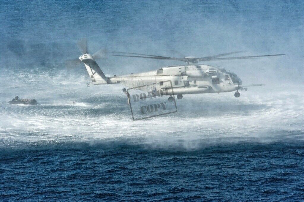 US Marine Corps USMC CH-53E Super Stallion helicopter insertion exercises A1 