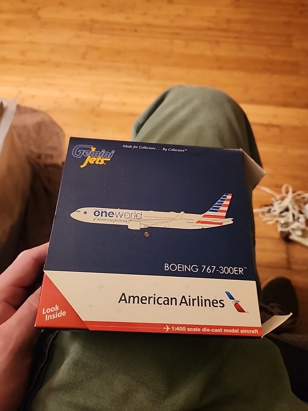 Gemini Jets American Airlines Oneworld Boeing 767-300ER N343AN 1/400 Read