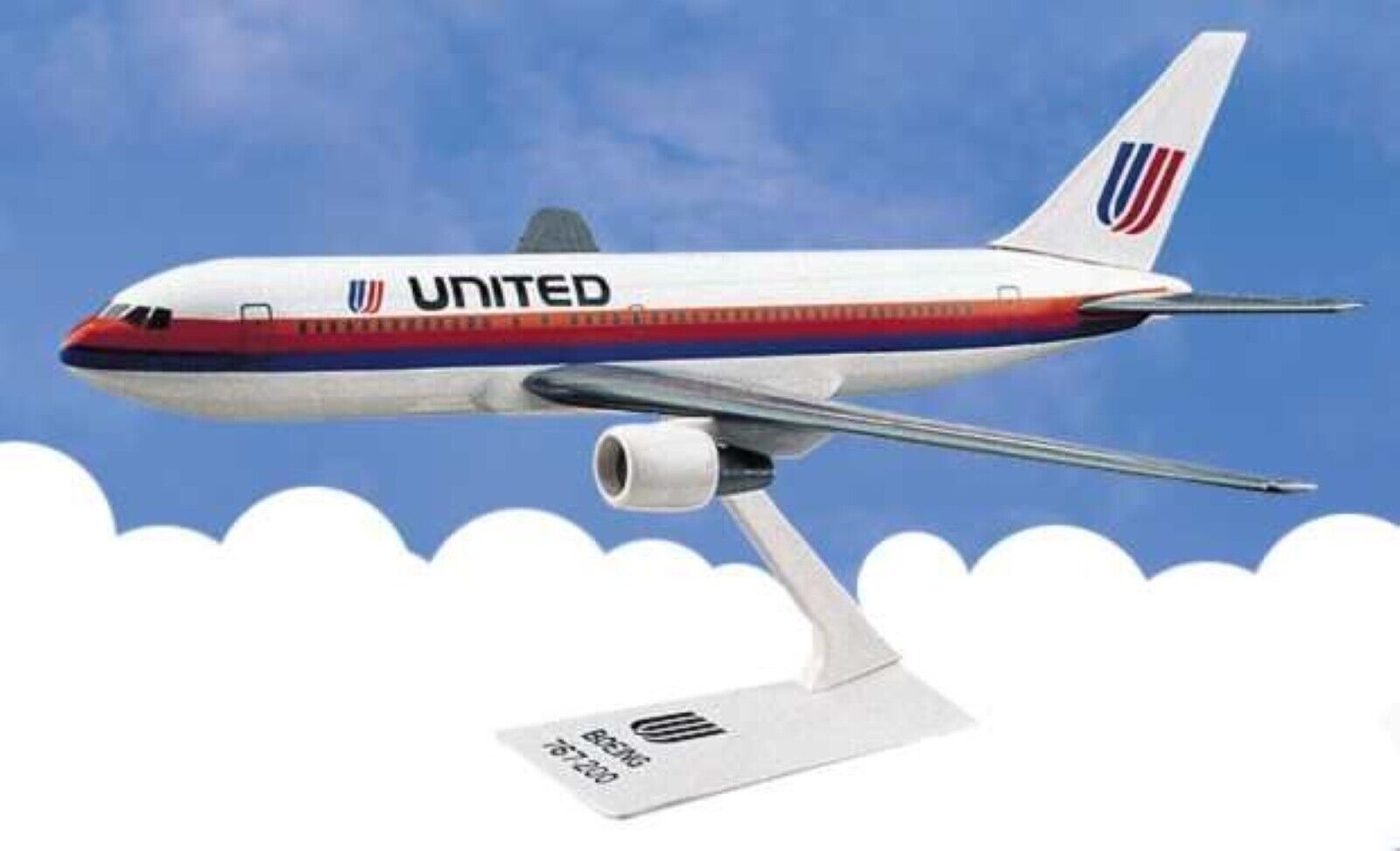Flight Miniatures LP19230 United Boeing 767-200 (Old Colors) 1/200. New