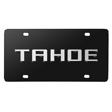 Chevrolet Tahoe 3D Nameplate Black Stainless Steel License Plate picture
