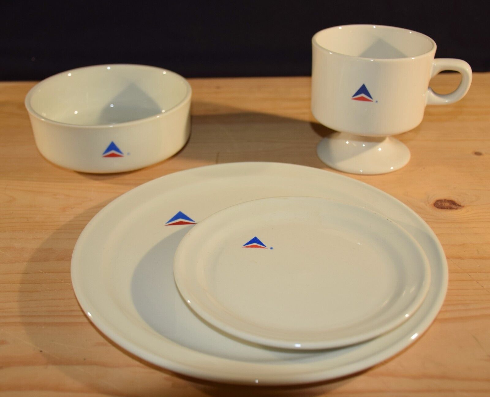 Complete Set of Delta Air Lines\' 1960s Meal Service