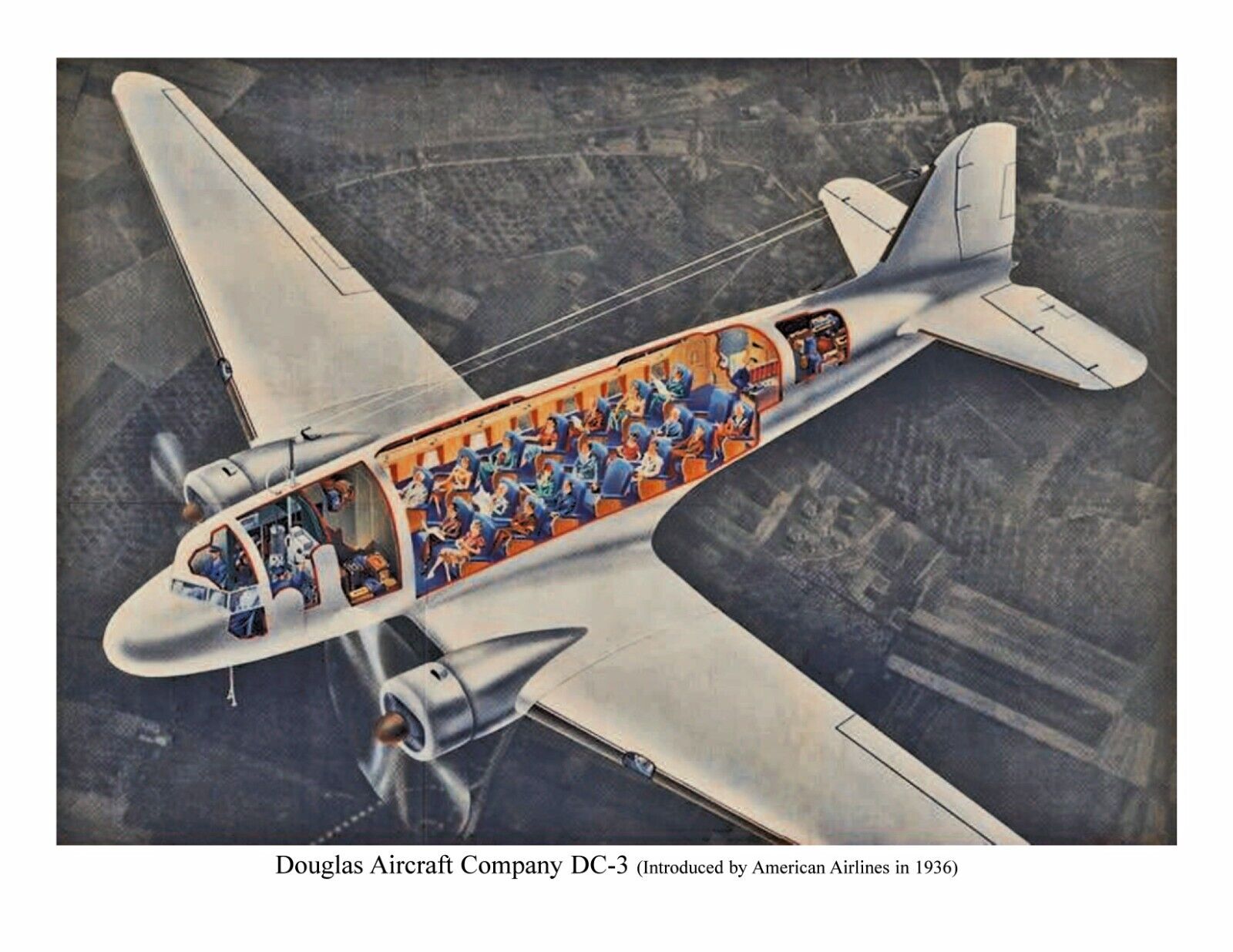 American Airlines Douglas DC-3 ((16\