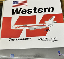 Extremely RARE INFLIGHT, 1:200, McDonnell Douglas DC-10-30, Western, ONLY 288 picture