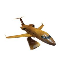 Bombardier Challenger 604 Mahogany Wood Desktop Airplane Model picture