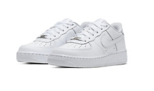 NIKE AIR FORCE 1 LE TRIPLE WHITE YOUTHS DH2920-111 **MULTIPLE SIZES BRAND NEW** picture