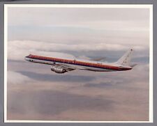 UNITED AIRLINES DOUGLAS DC-8 70 SERIES LARGE VINTAGE MANUFACTURERS PHOTO picture