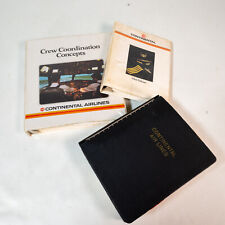 Continental Airlines Actual DC-10 Flight Manual + Pilot Policies Employee Books picture