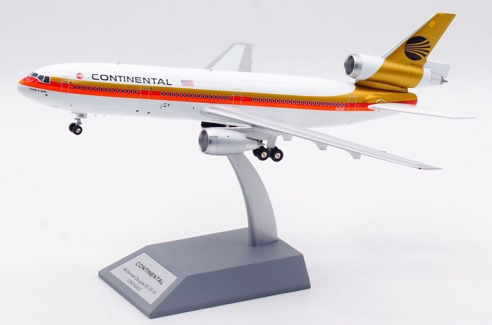 Inflight IF103CO0823 Continental Airlines DC-10-30 N12061 Diecast 1/200 Model