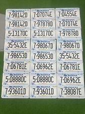 LOT OF 24 (TWENTY-FOUR) 2000 REISSUE MONTANA LICENSE PLATES (A36) picture