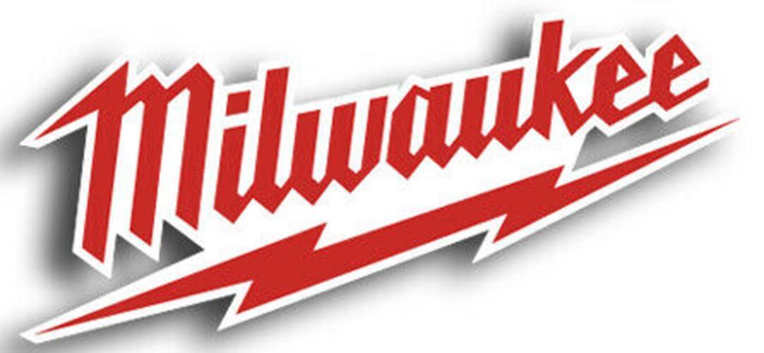 Milwaukee Tools Logo Sticker / Vinyl Decal  | 10 Sizes with TRACKING