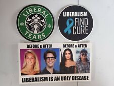 Liberalism is a Mental Disorder Find The Cure 🎗 3 PACK LOT LIBERAL TEARS CNN  picture