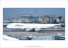 Lufthansa Boeing 747-230B A2 Art Print – Frankfurt Am Main – 59 x 42 cm Poster picture