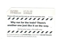 Expired Metrocard NYC MTA MetroCard 