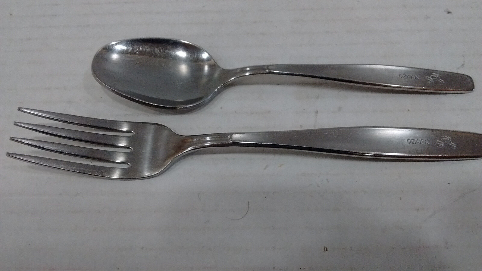 Vintage Ozark Airlines Utensils Flatware Fork Spoon