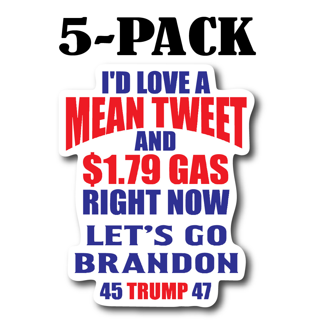 Let's Go Brandon FJB Vinyl Decal Sticker Save America 5.5