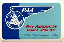 World's Most Experienced Airline ~PAA- PAN AMERICAN AIRWAYS Luggage Label, 1955 picture
