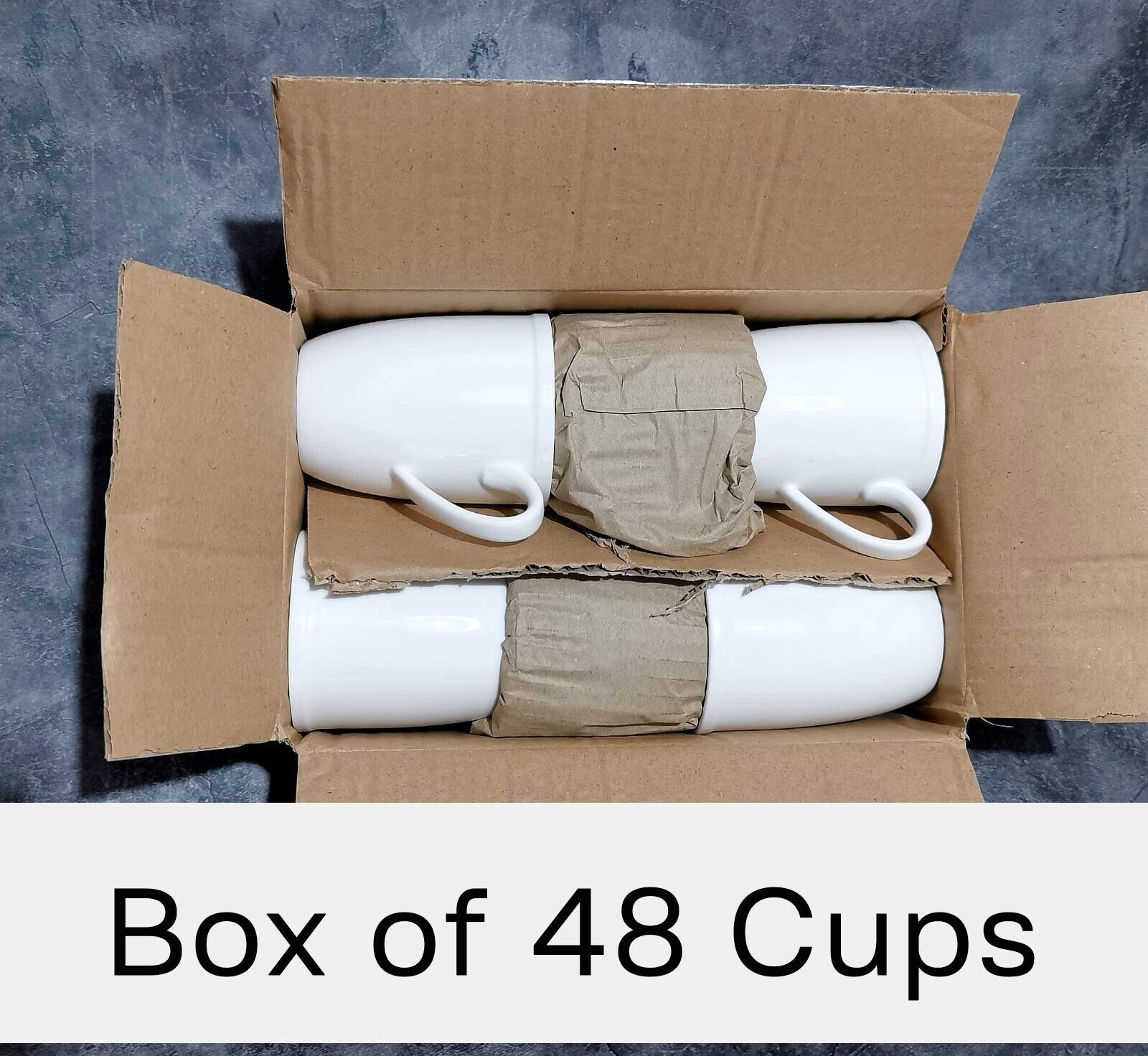 Box of 48 pcs British Airways Coffee Cup Club World Mug Cup - Brand New in Box