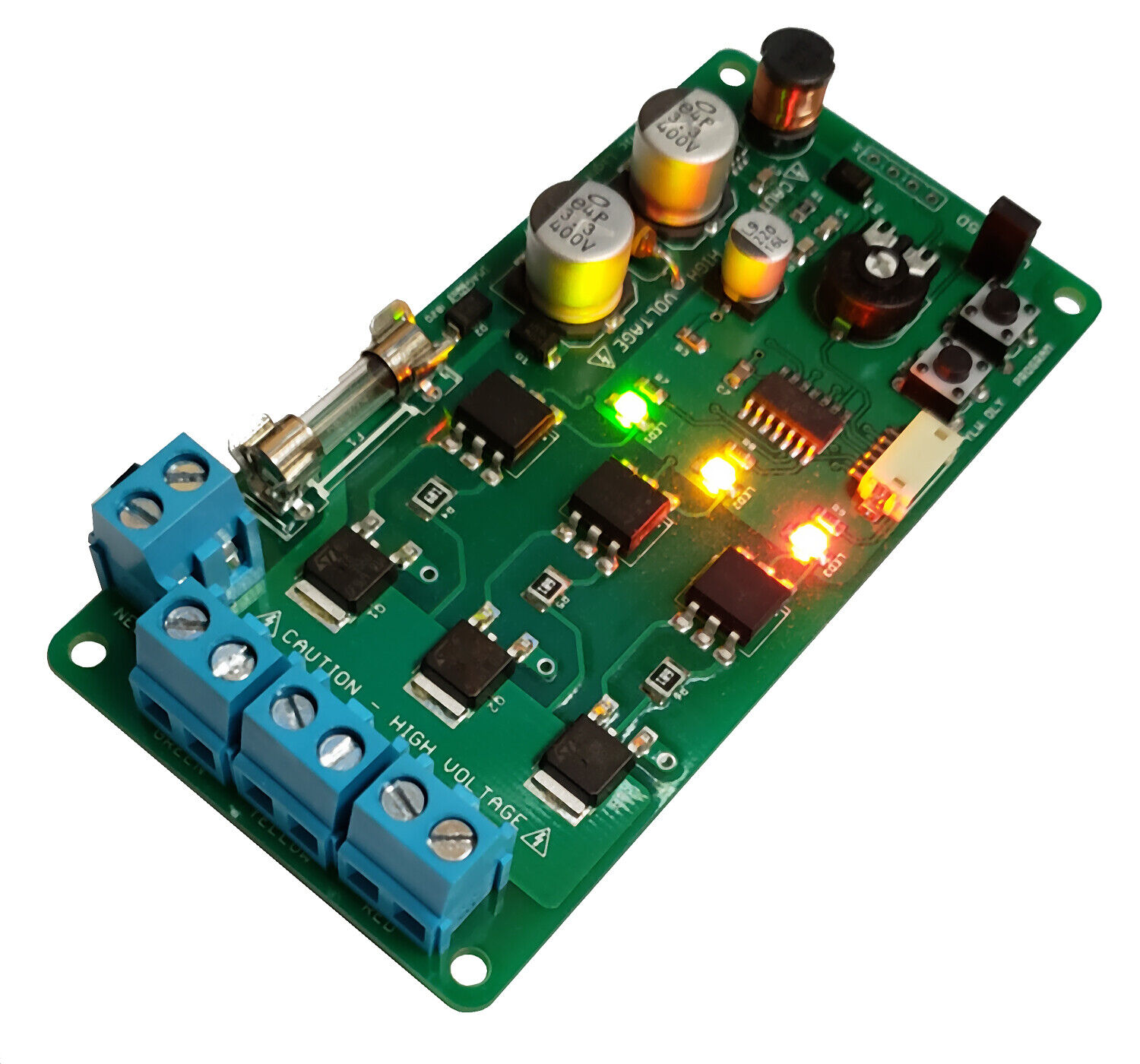 Traffic Light Controller / Sequencer 85V-265V, 37 Sequences, User Programmable 