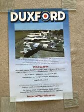 VINTAGE DUXFORD 1983 IMPERIAL WAR MUSEUM AIRFIELD AVIATION MILITARY POSTER picture
