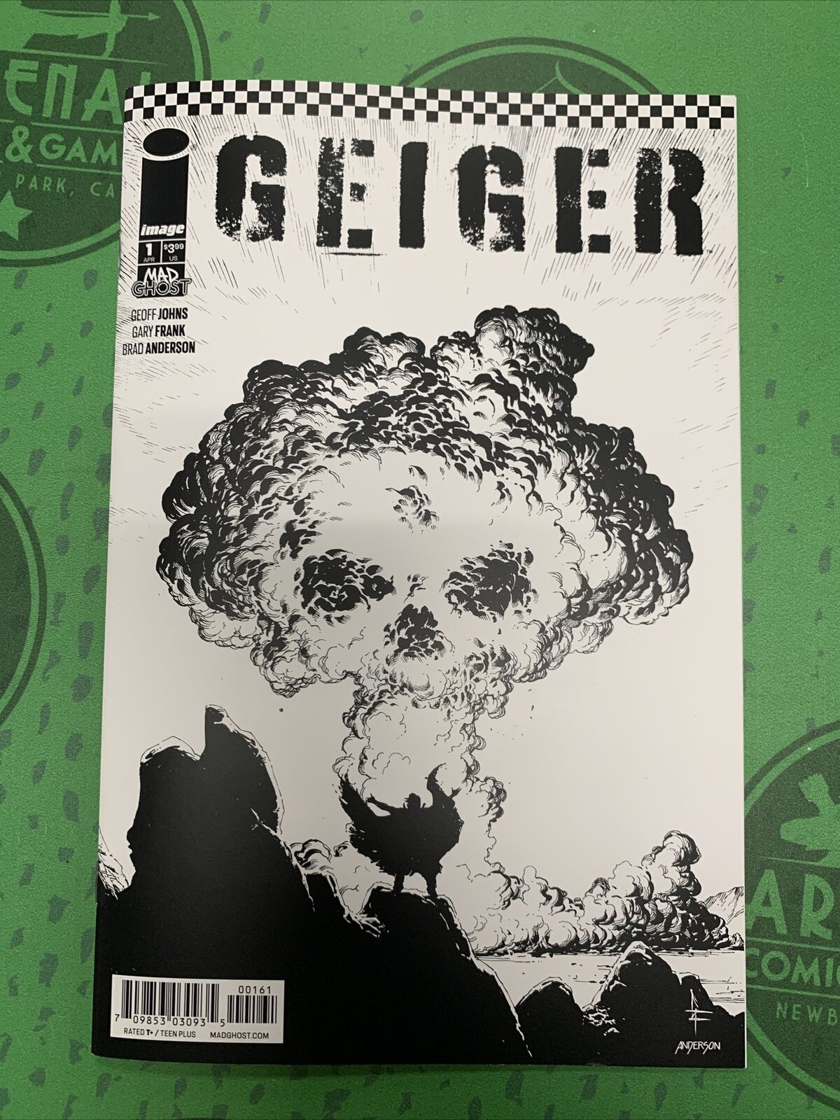 Geiger #1 Black and White Thank You Variant Image NM