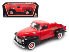 1950 GMC Pickup Truck Red and Black 1/18 Diecast Model Car picture