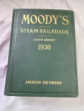 Moody's Transportation Manual American and Foreign- John Moody 1938 MAPS picture