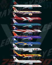 America West Airlines Boeing 757 Liveries 8 X 10